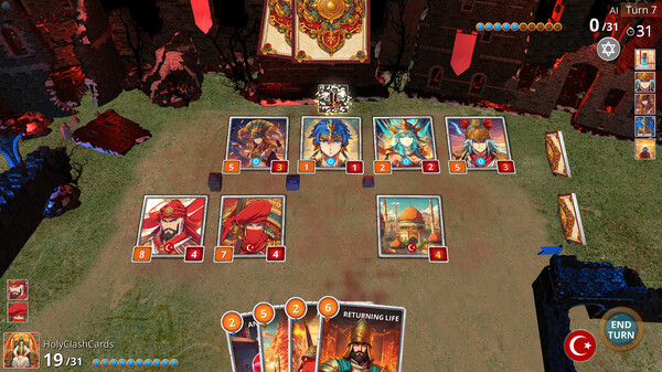 Holy Clash Cards game for windows Pc 1