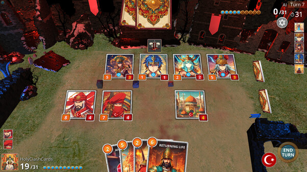 Скриншот из Holy Clash Cards