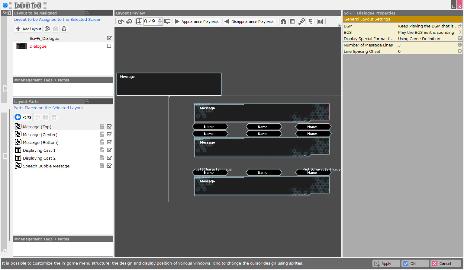 RPG Developer Bakin Layout Data Sci-Fi screenshot screenshot 18