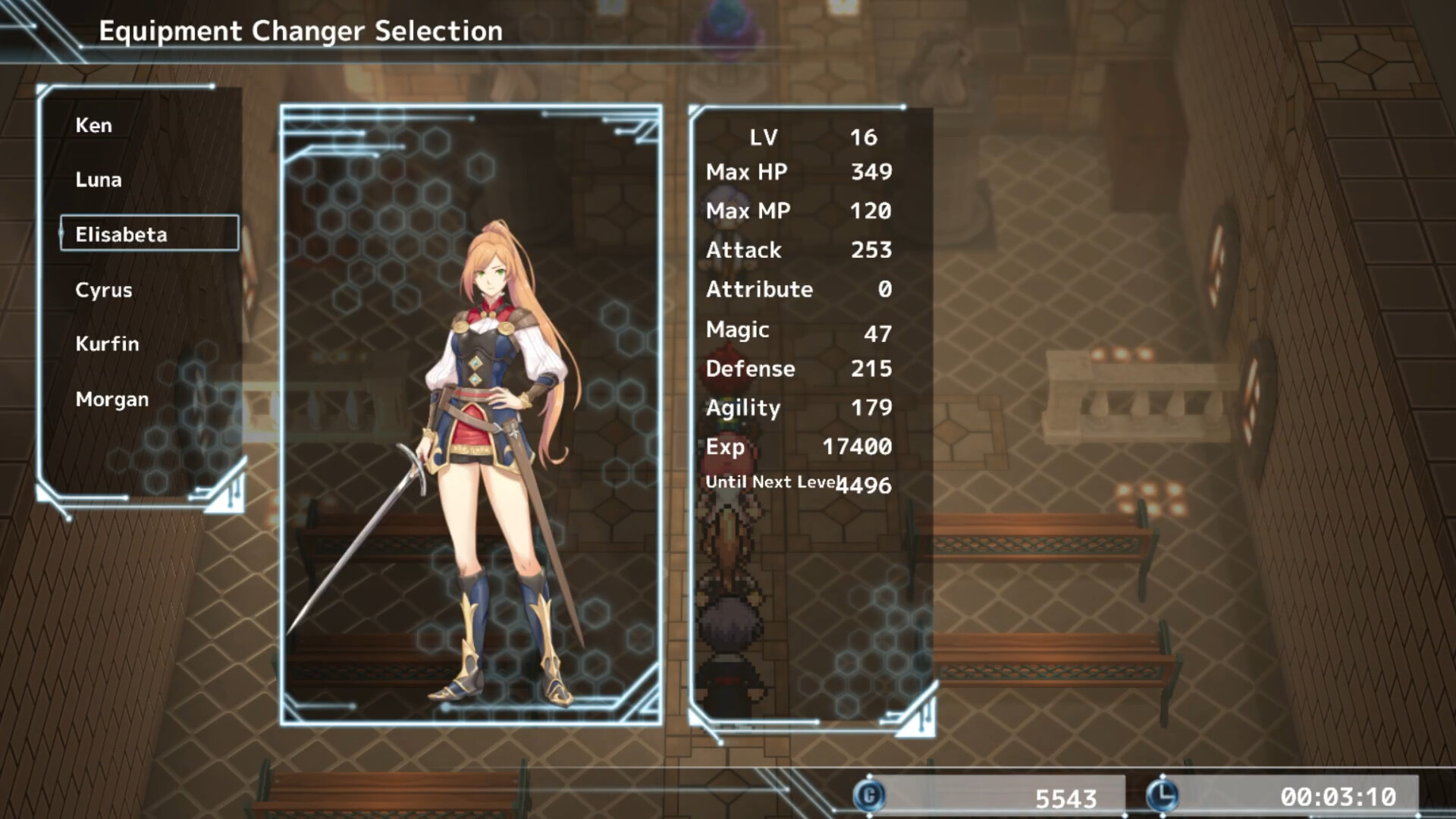 RPG Developer Bakin Layout Data Sci-Fi screenshot screenshot 1