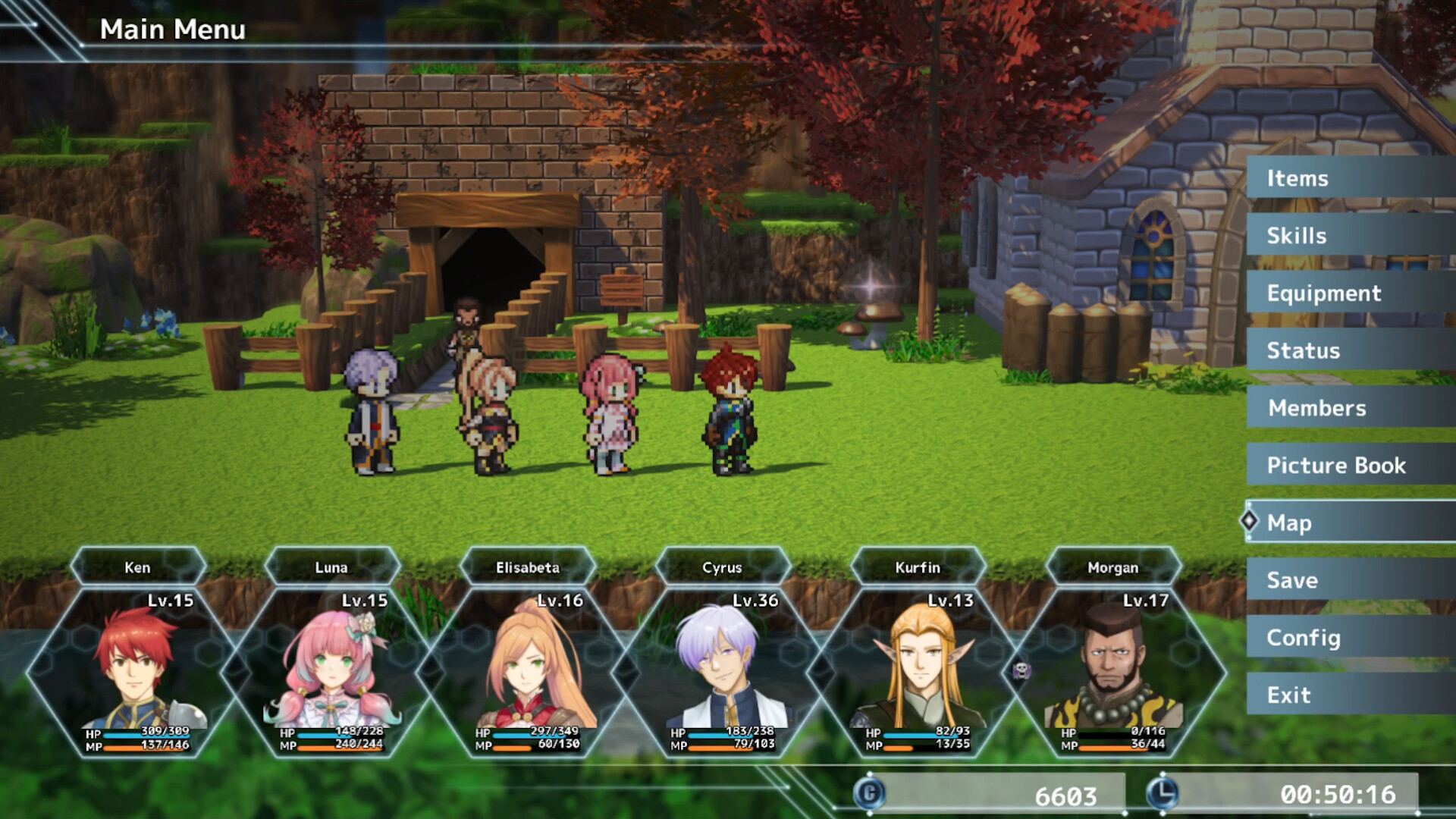 RPG Developer Bakin Layout Data Sci-Fi screenshot screenshot 9