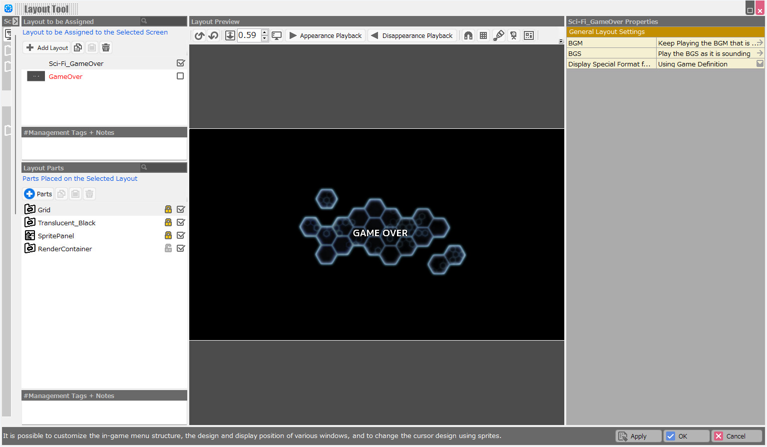 RPG Developer Bakin Layout Data Sci-Fi screenshot screenshot 22