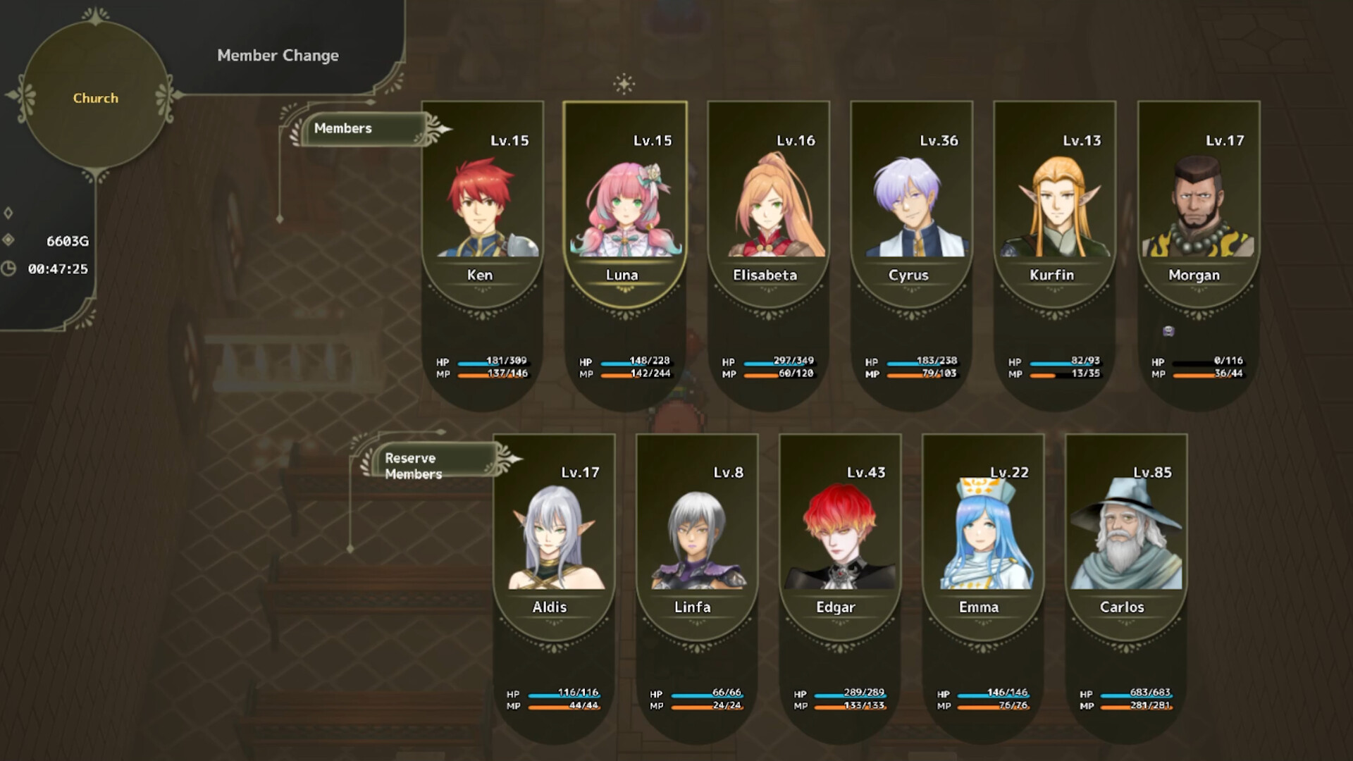 RPG Developer Bakin Layout Data Classy screenshot screenshot 1