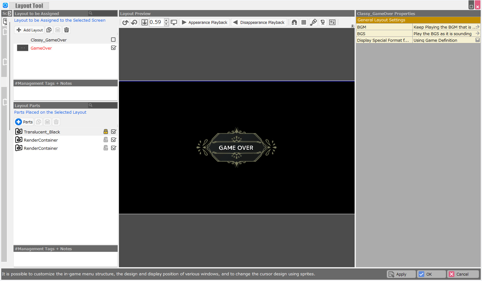 RPG Developer Bakin Layout Data Classy screenshot screenshot 12