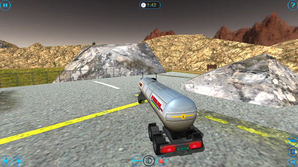 Скриншот из Oil Truck Transporter