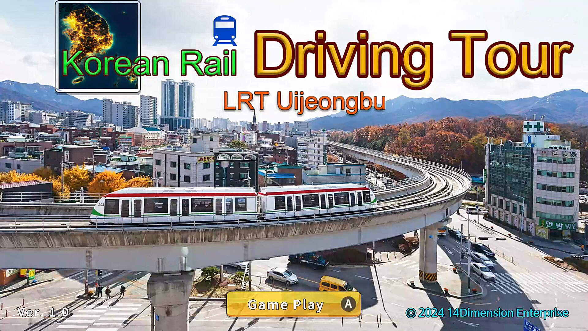 Korean Rail Driving Tour-LRT Uijeongbu Demo Featured Screenshot #1
