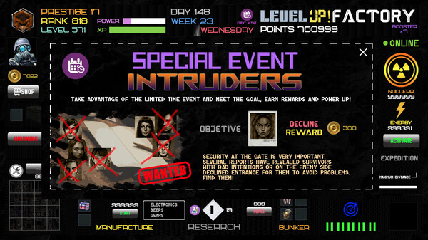 Level UP! Factory game for Linux 1