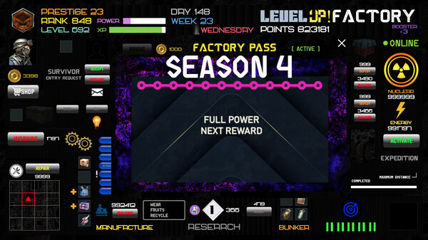 Level UP! Factoryfor windows and Linux 1