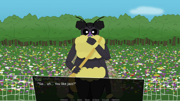 Lovebugz: An Anthro Insect Dating Sim game for Linux 1