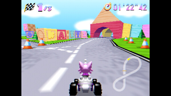 Скриншот из Kitty Kart 64