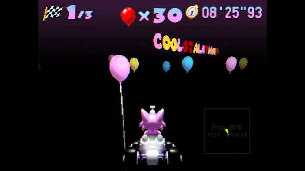 Скриншот из Kitty Kart 64