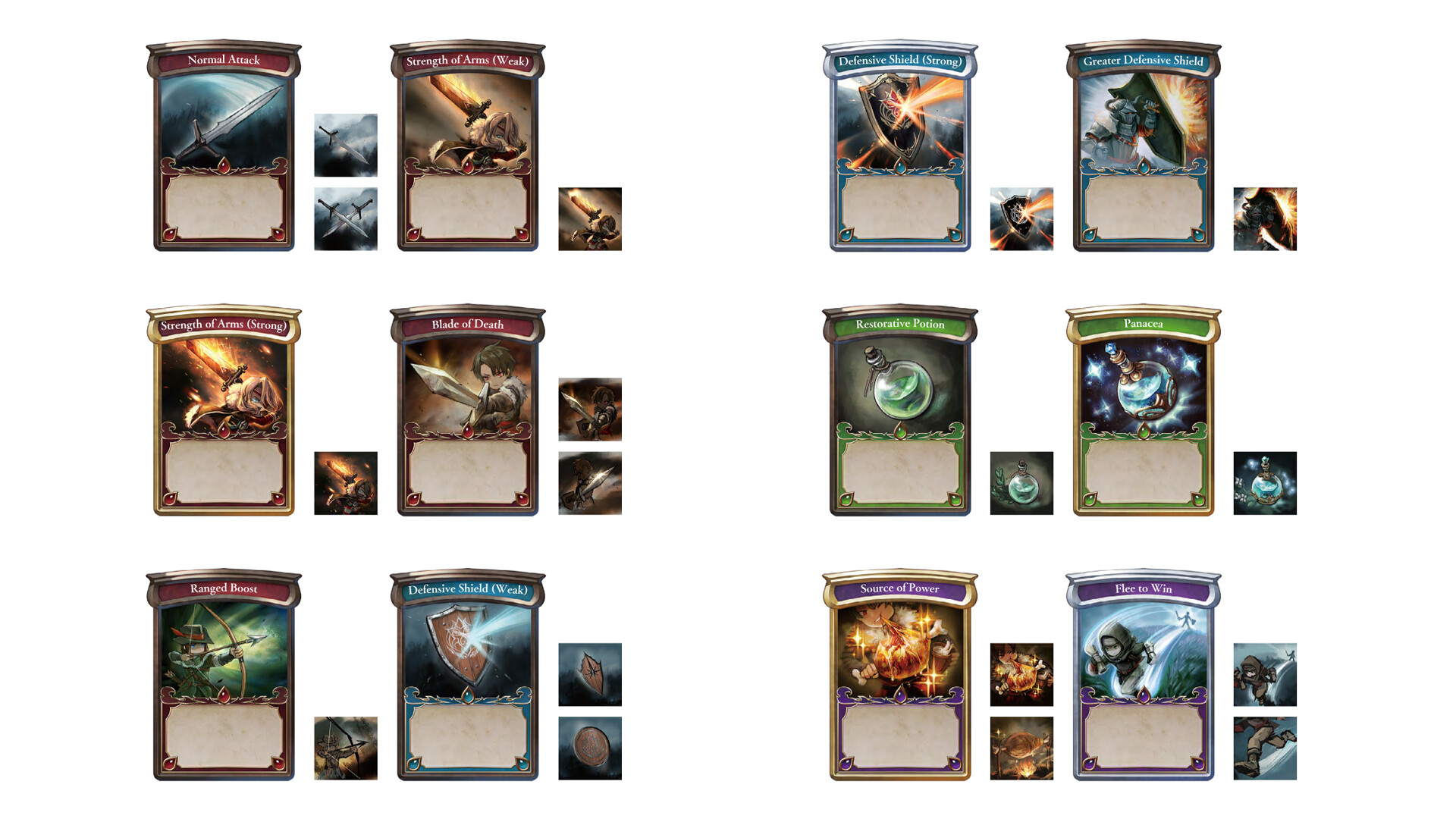 C.A.R.D.S. RPG: The Misty Battlefield - Artbook screenshot screenshot 4