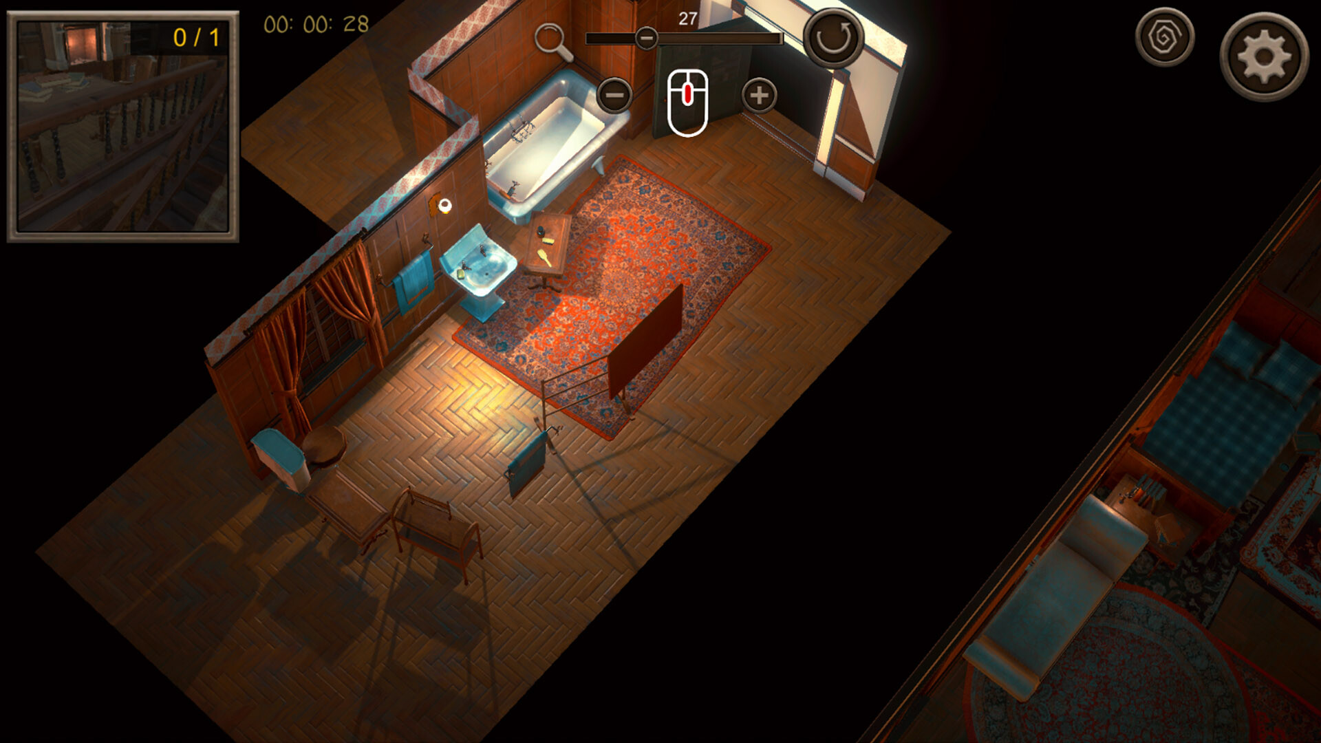 Hidden Old House Top-Down 3D screenshot screenshot 3