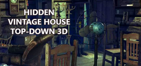 hidden vintage house top-down 3d vertical card thumbnail