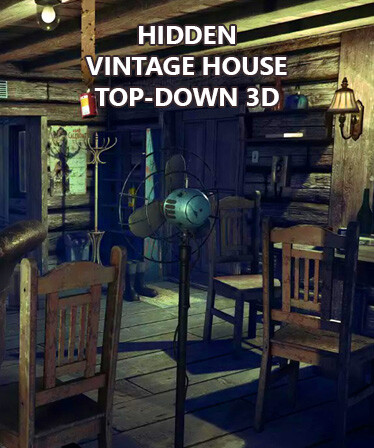 Hidden Vintage House Top-Down 3D