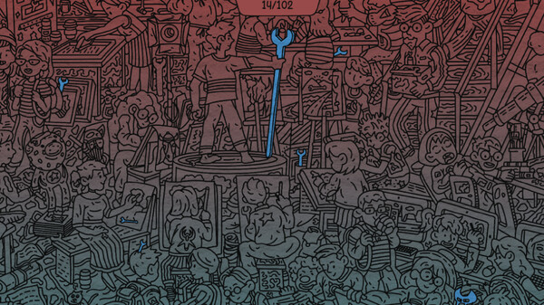 Click on spanners together game for Linux 1