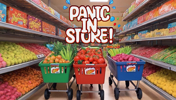 Capsule image of "Panic In Store !" which used RoboStreamer for Steam Broadcasting