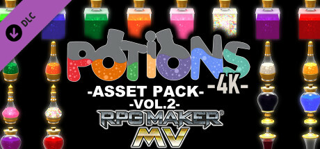 RPG Maker MV - Potions Asset Pack 4K Vol 2