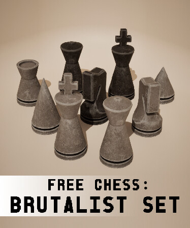 Free Chess: Brutalist Set