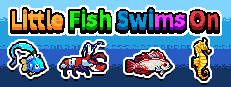 Little Fish Swims On 게임 이미지