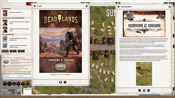 Fantasy Grounds - Deadlands The Weird West: Showdown at Sundown Adventure