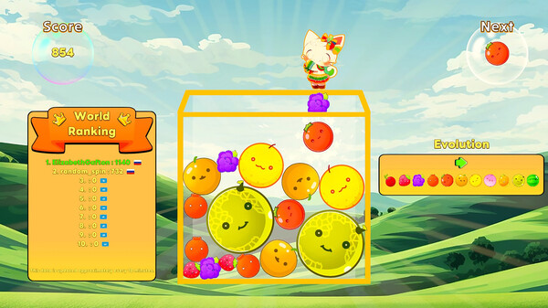 Suika Watermelon Fruits game for Linux 1