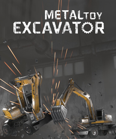 Metal Toy Excavator