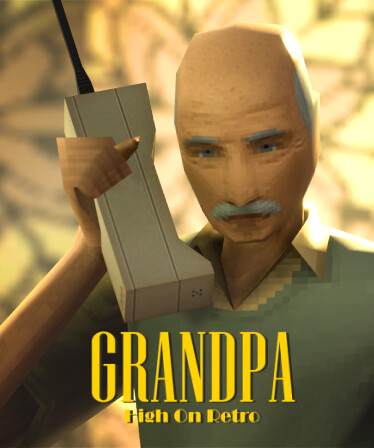 Grandpa High on Retro