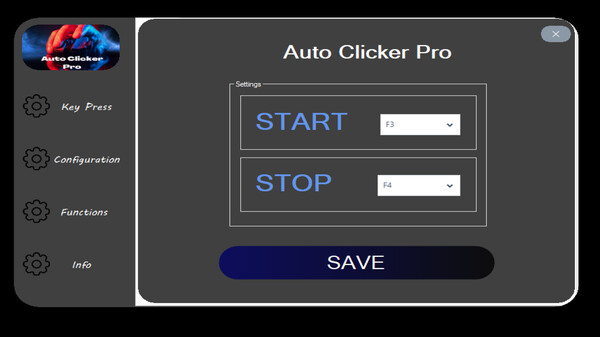 Auto Clicker Profor windows and Linux 1