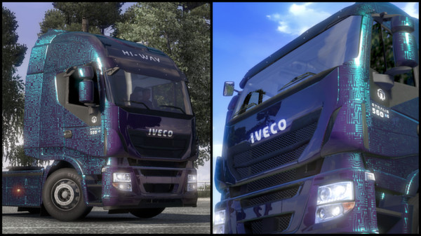 скриншот Euro Truck Simulator 2 - Metallic Paint Jobs Pack 3