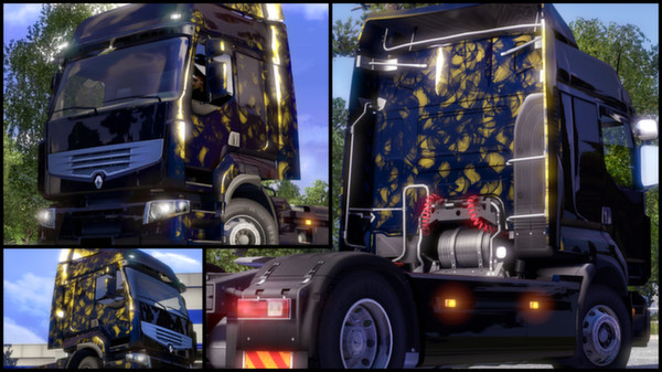 скриншот Euro Truck Simulator 2 - Metallic Paint Jobs Pack 5