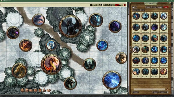 Fantasy Grounds - Fantasy Token Collection - Dragon 01 for steam