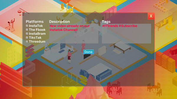 Скриншот из InstaTok Tycoon