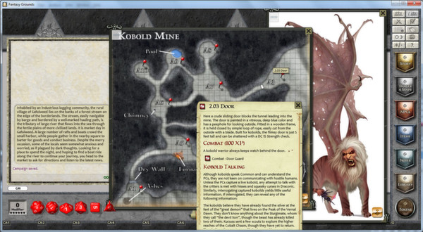 скриншот Fantasy Grounds - PFRPG Basic Paths: Fangs from the Past 1