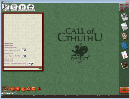 скриншот Fantasy Grounds - Call of Cthulhu Ruleset 1
