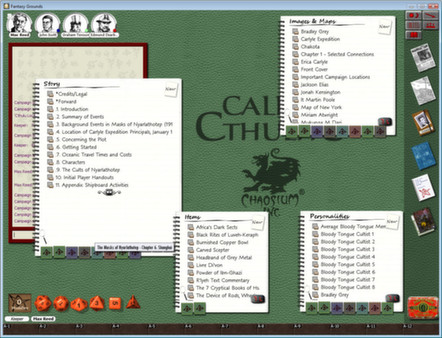скриншот Fantasy Grounds - Call of Cthulhu: Masks of Nyarlathotep 2