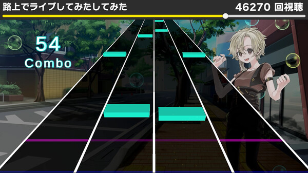 Скриншот из 動画で聞くあの曲でリズムゲーム