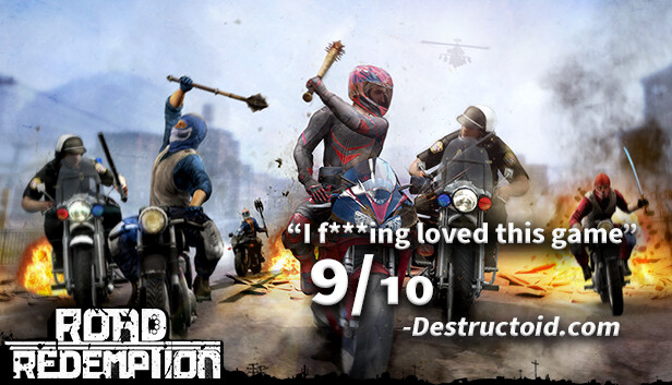 ROAD REDEMPTION - JOGO DE MOTO ANIMAL TIPO O CLÁSSICO ROAD RASH! 