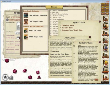 скриншот Fantasy Grounds - Deadlands Reloaded: Marshall's Handbook and Extension 0