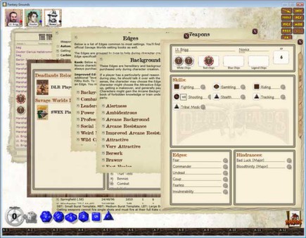 скриншот Fantasy Grounds - Deadlands Reloaded: Player's Handbook 1
