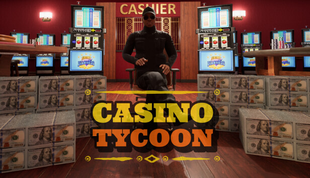 Imagen de la cápsula de "Casino Tycoon" que utilizó RoboStreamer para las transmisiones en Steam
