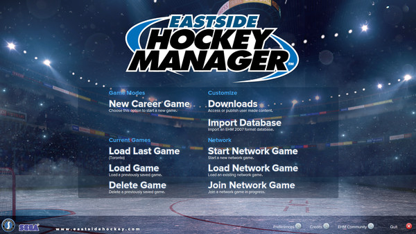 Eastside Hockey Manager capture d'écran