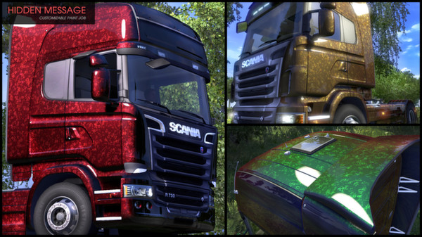 скриншот Euro Truck Simulator 2 - Flip Paint Designs 3