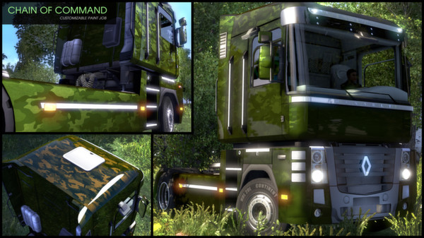 скриншот Euro Truck Simulator 2 - Flip Paint Designs 2