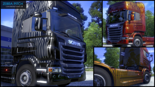 скриншот Euro Truck Simulator 2 - Flip Paint Designs 1