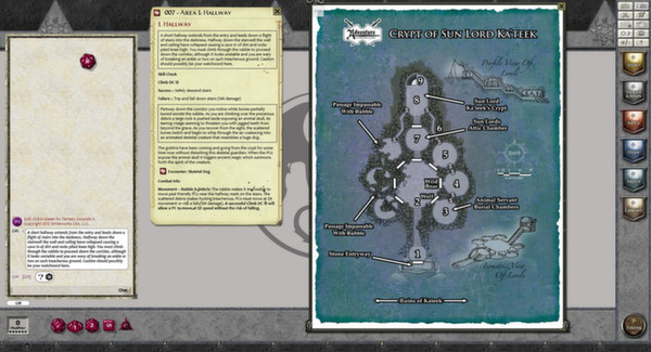 скриншот Fantasy Grounds - 3.5E/PFRPG: A01: Crypt of the Sun Lord 0