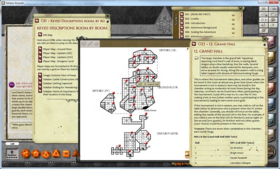 скриншот Fantasy Grounds - 3.5E/PFRPG: Gambler's Quest - 1 on 1 1
