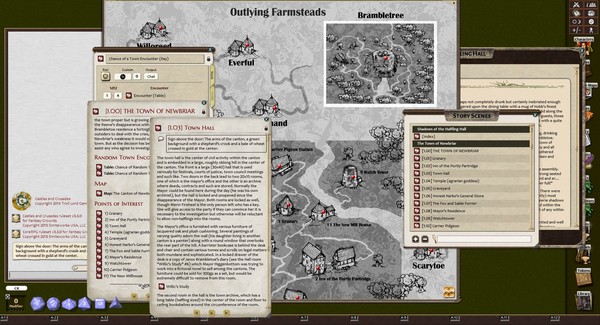 скриншот Fantasy Grounds - C&C: U1 Shadows of Halfling Hall 0