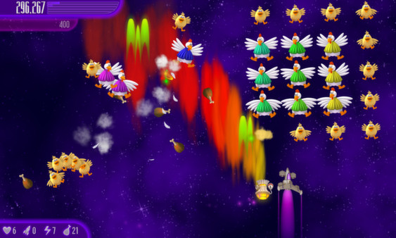 Chicken Invaders 4 — скриншот