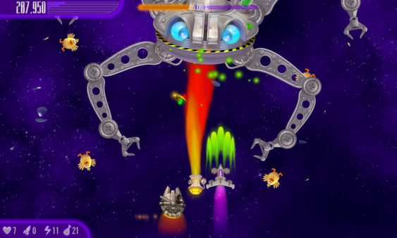 Chicken Invaders 4 — скриншот